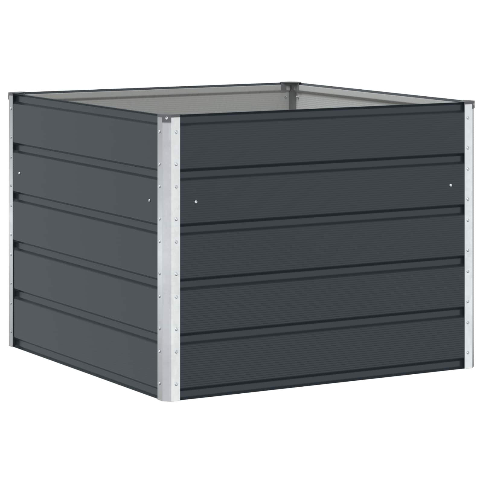 Plantenbak Antraciet 100 x 100 x 75 cm Staal