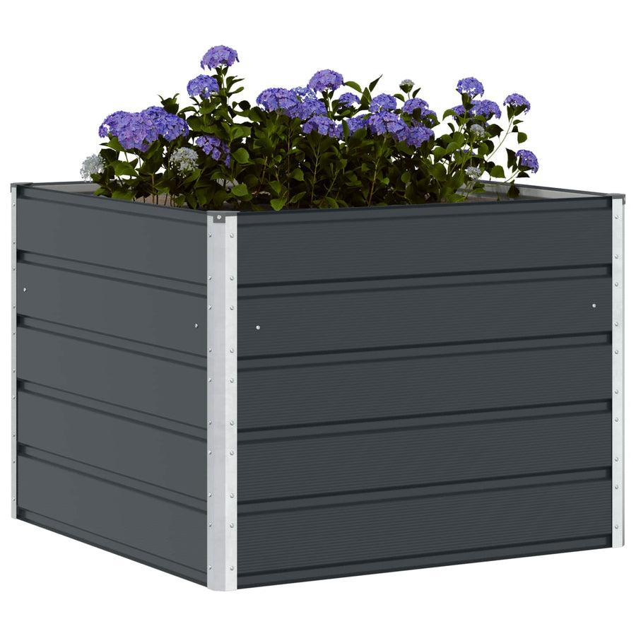 Plantenbak Antraciet 100 x 100 x 75 cm Staal