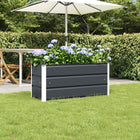 Plantenbak staal 100x40x45 cm antraciet
