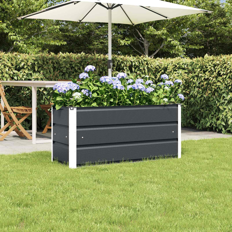 Plantenbak Antraciet 100 x 40 x 45 cm Staal