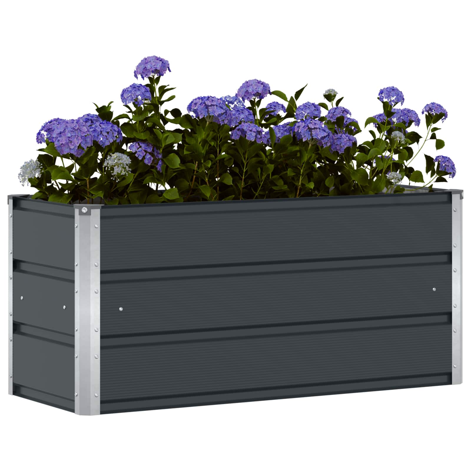 Plantenbak Antraciet 100 x 40 x 45 cm Staal