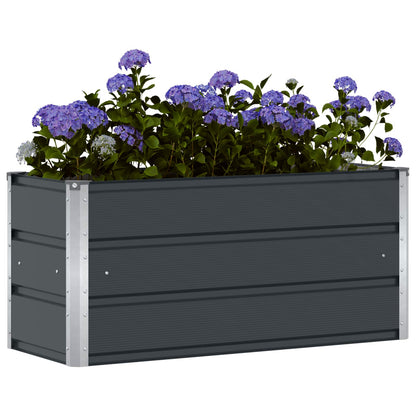 Plantenbak Antraciet 100 x 40 x 45 cm Staal