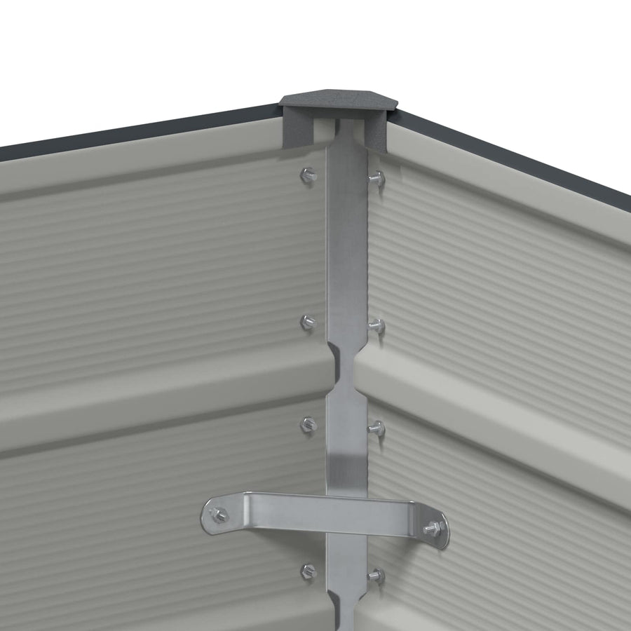 Plantenbak Antraciet 100 x 40 x 75 cm Staal