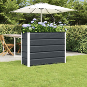 Plantenbak 100x40x75 cm staal antraciet