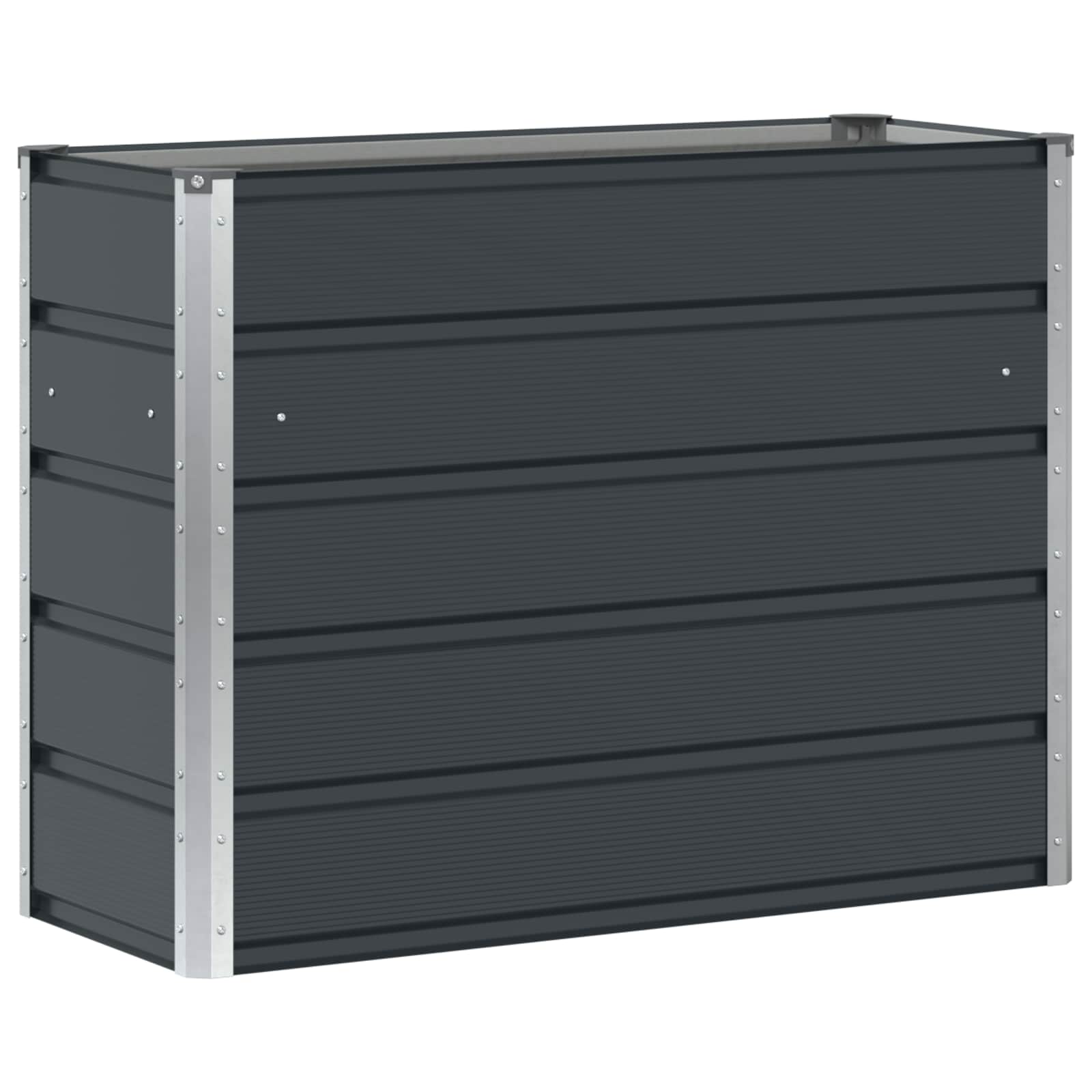 Plantenbak Antraciet 100 x 40 x 75 cm Staal
