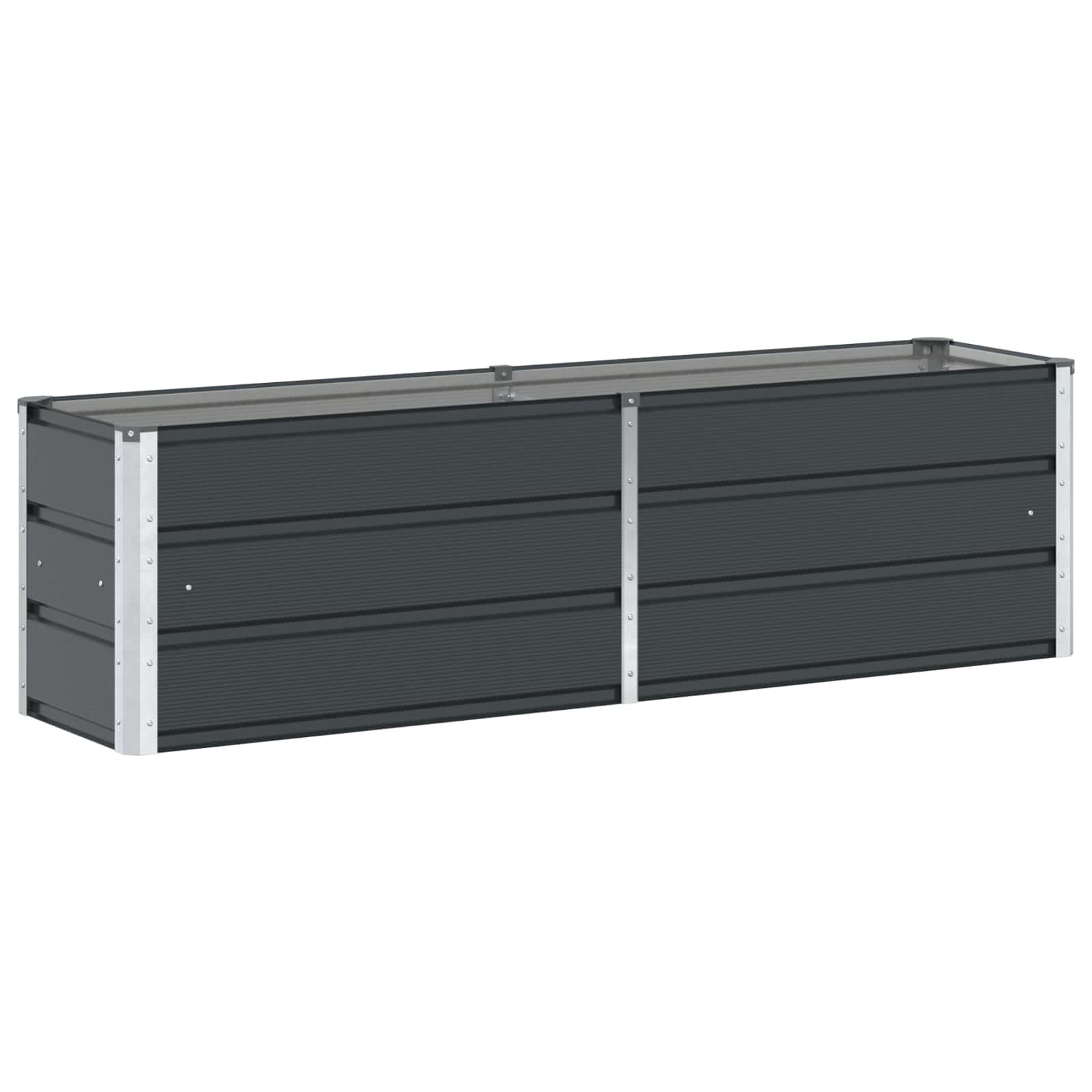 Plantenbak Antraciet 160 x 40 x 45 cm Staal