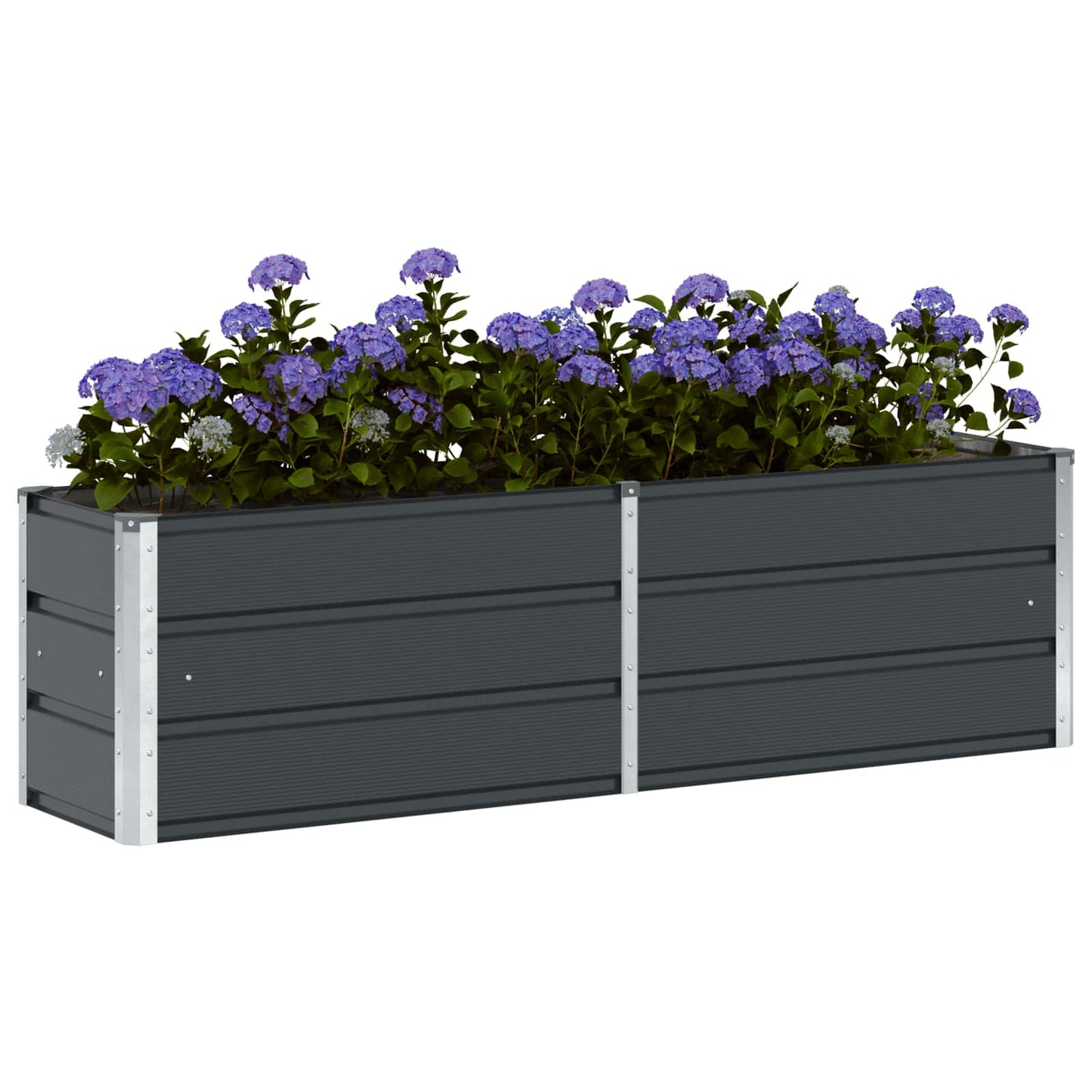 Plantenbak Antraciet 160 x 40 x 45 cm Staal