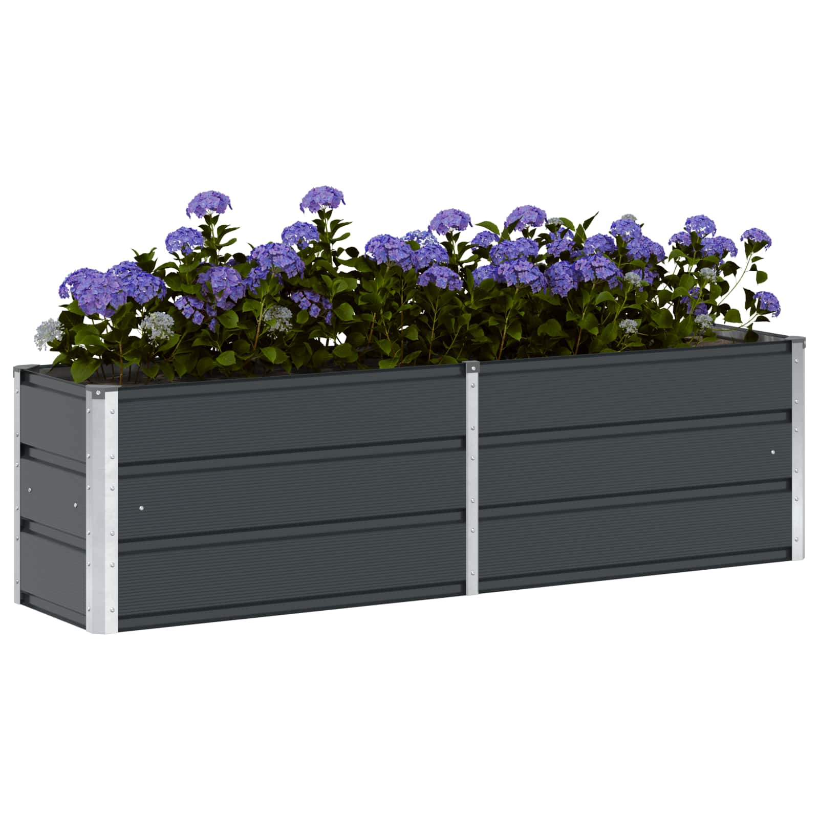 Plantenbak Antraciet 160 x 40 x 45 cm Staal