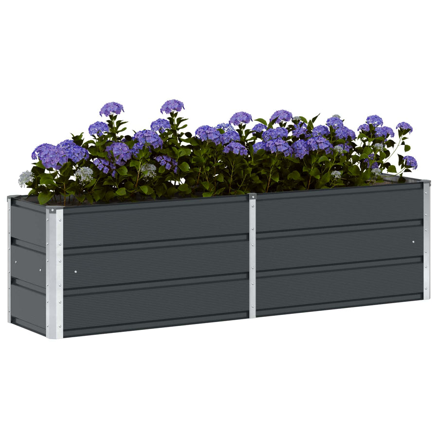 Plantenbak Antraciet 160 x 40 x 45 cm Staal