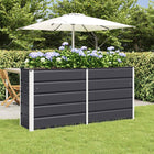 Plantenbak 160x40x75 cm staal antraciet