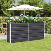 Plantenbak 160x40x75 cm staal antraciet