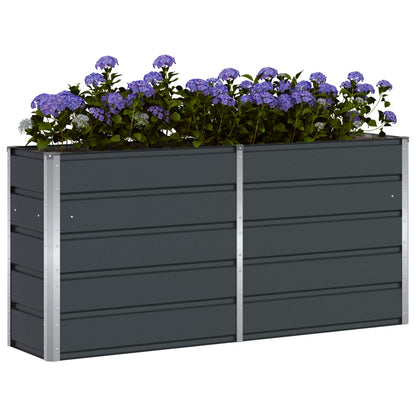 Plantenbak Antraciet 160 x 40 x 75 cm Staal