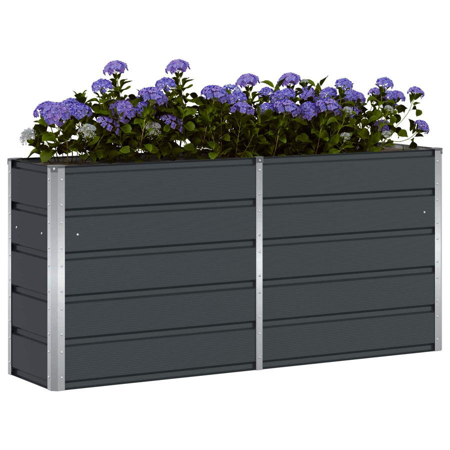 Plantenbak Antraciet 160 x 40 x 75 cm Staal