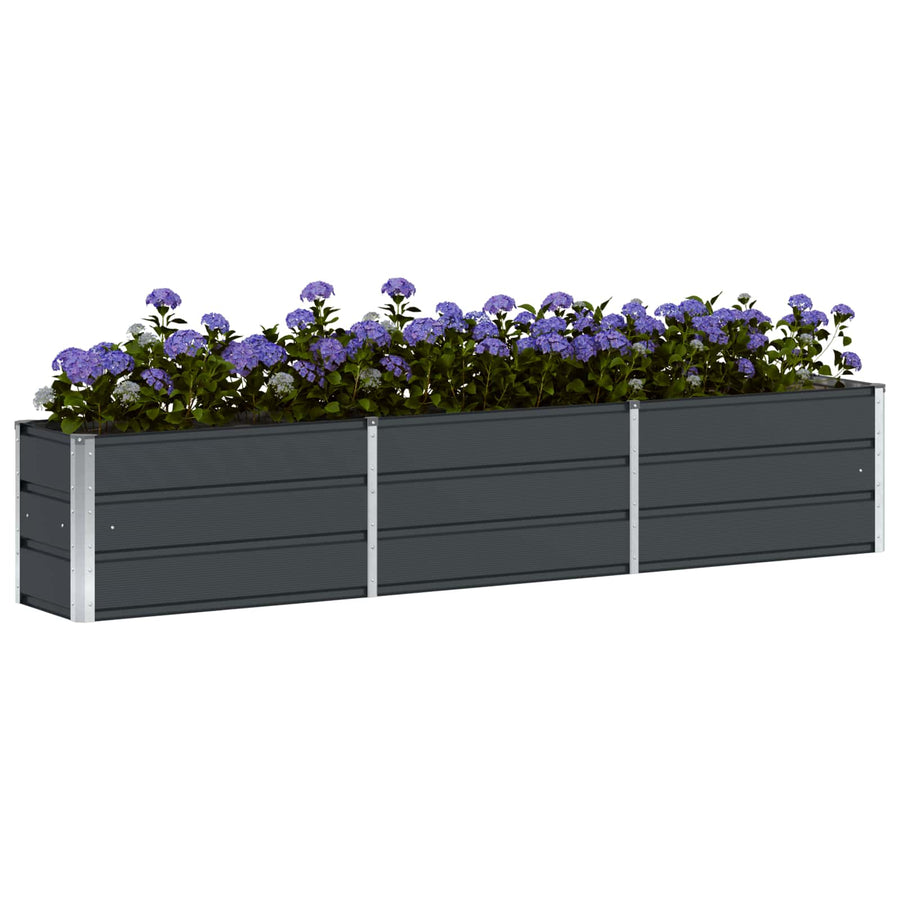 Plantenbak Antraciet 240 x 40 x 45 cm Staal