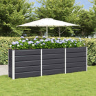 Plantenbak 160x40x75 cm staal antraciet