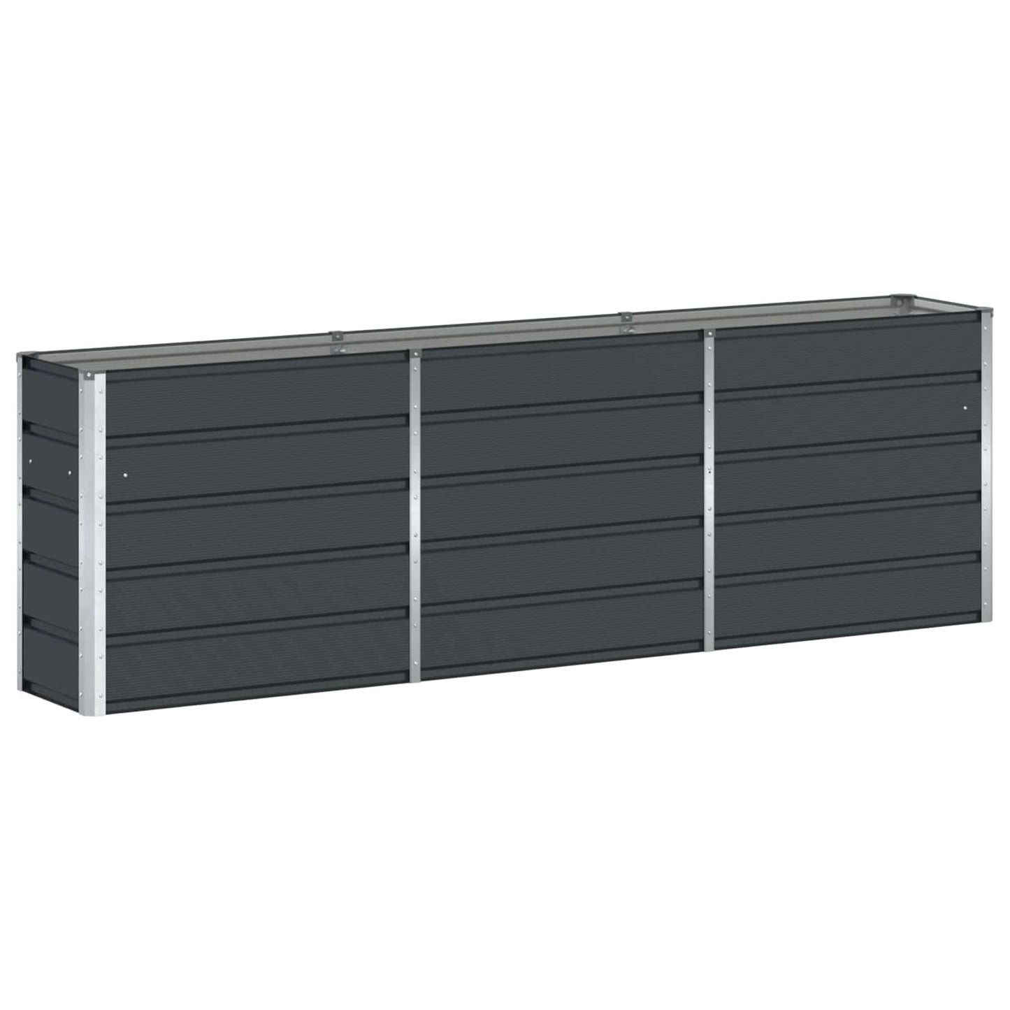 Plantenbak Antraciet 160 x 40 x 75 cm Staal
