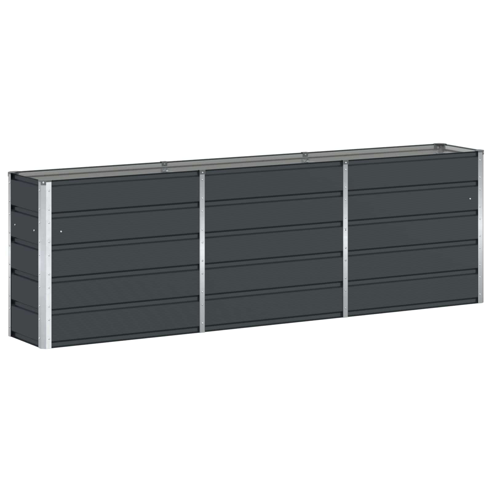 Plantenbak Antraciet 160 x 40 x 75 cm Staal