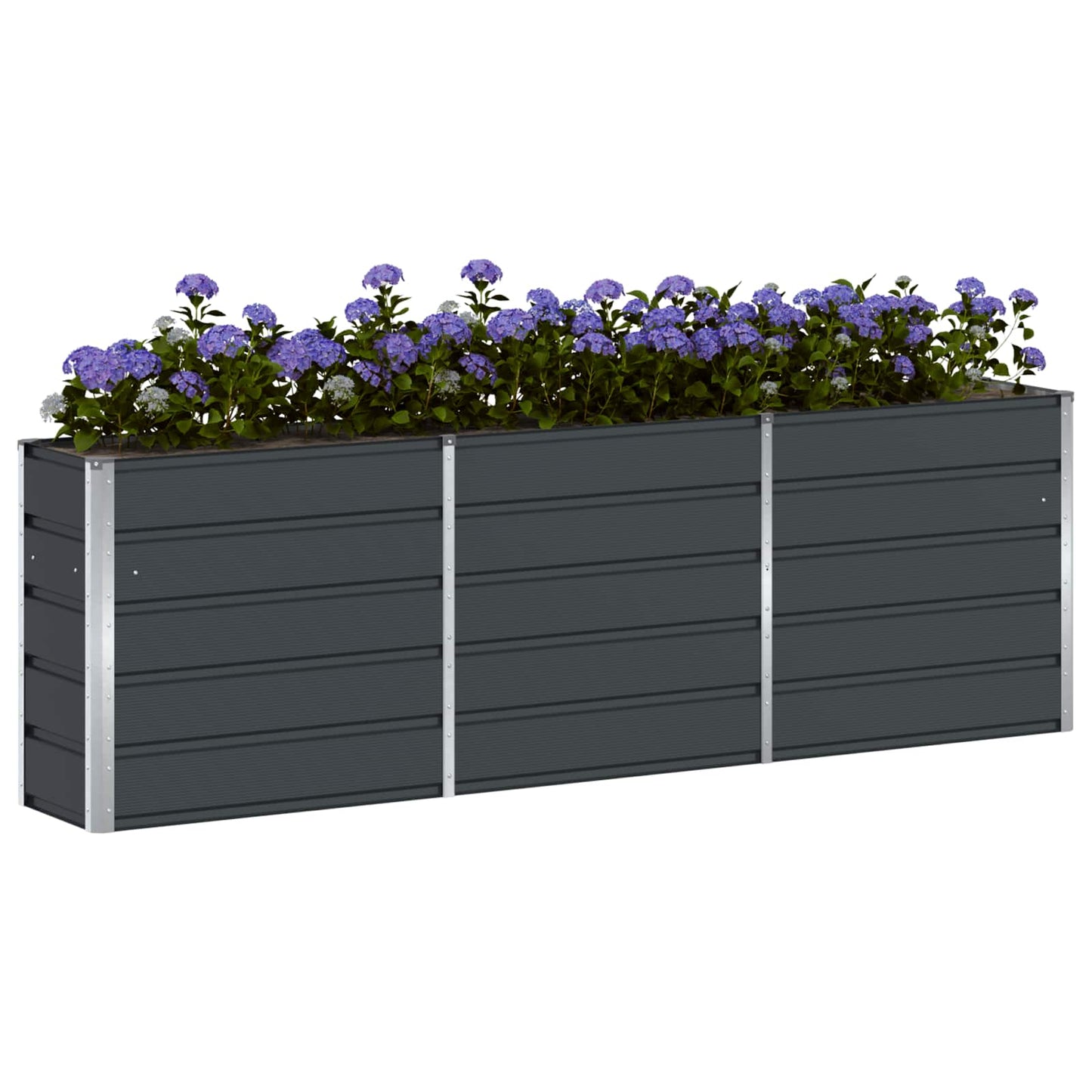 Plantenbak Antraciet 160 x 40 x 75 cm Staal