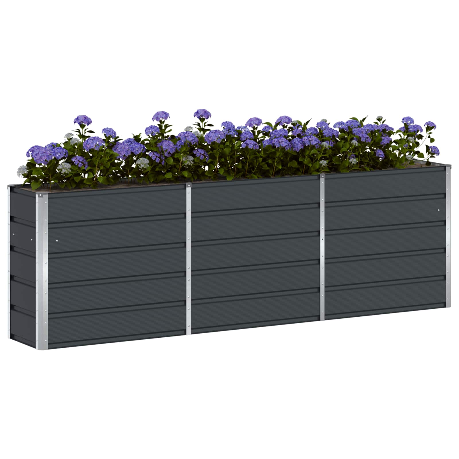 Plantenbak Antraciet 160 x 40 x 75 cm Staal