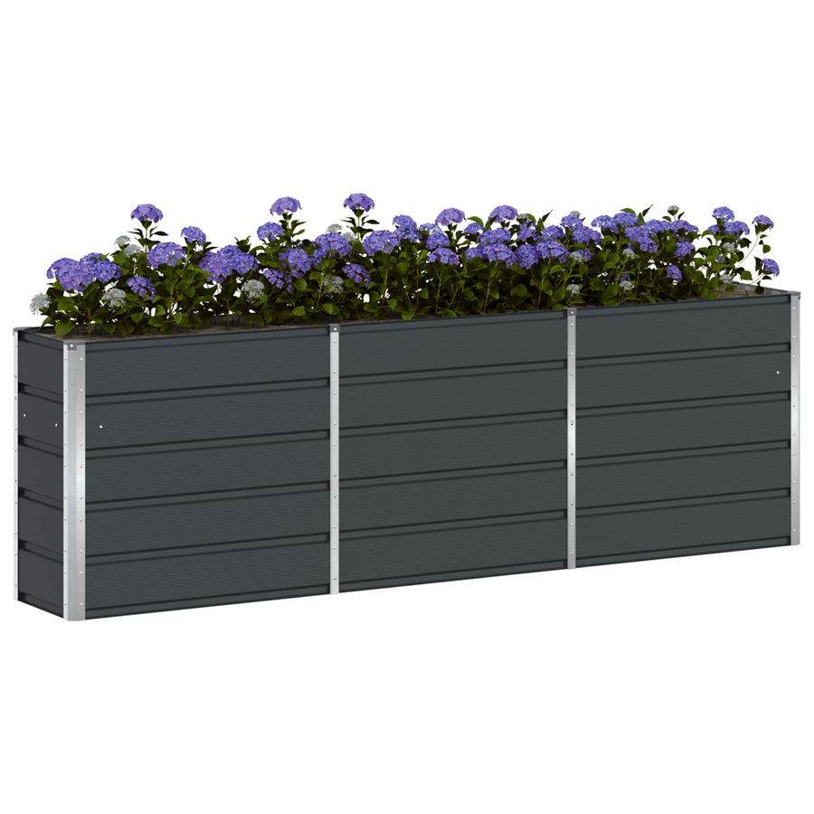 Plantenbak Antraciet 160 x 40 x 75 cm Staal