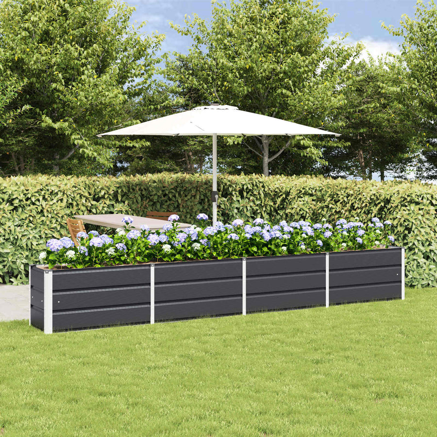 Plantenbak Antraciet 320 x 40 x 45 cm Staal