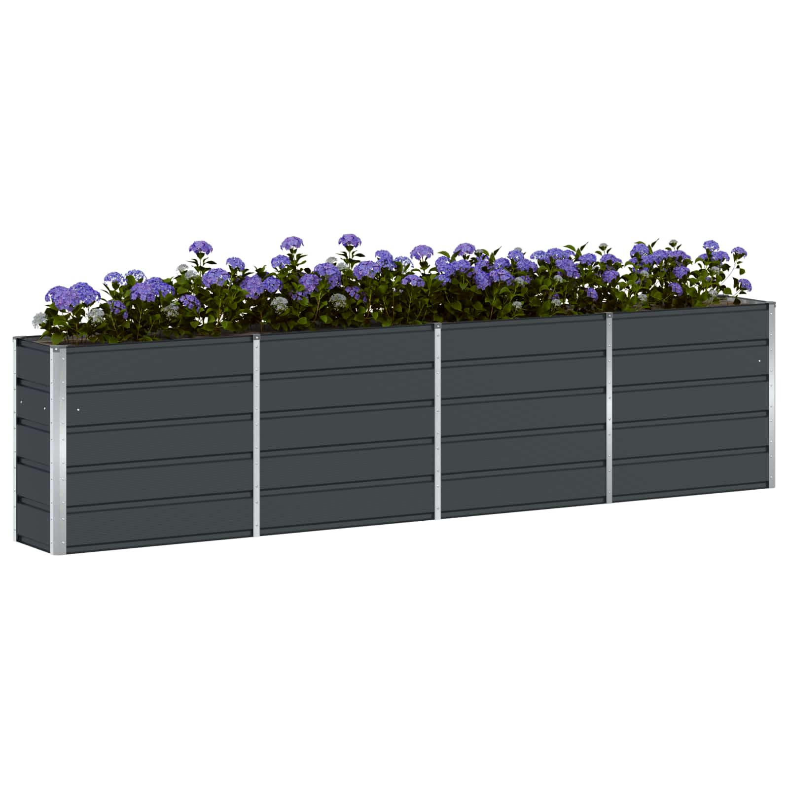 Plantenbak Antraciet 160 x 40 x 75 cm Staal