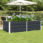 Plantenbak 160x80x45 cm staal antraciet