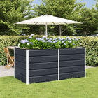 Plantenbak 160x80x75 cm staal antraciet