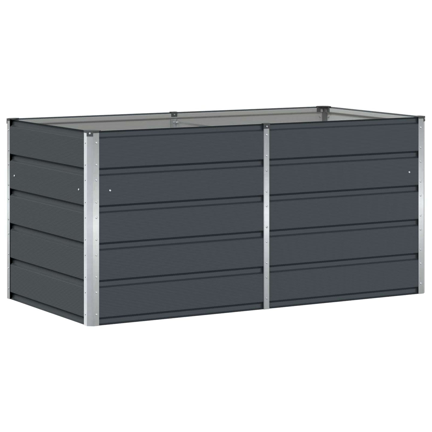 Plantenbak Antraciet 160 x 80 x 75 cm Staal