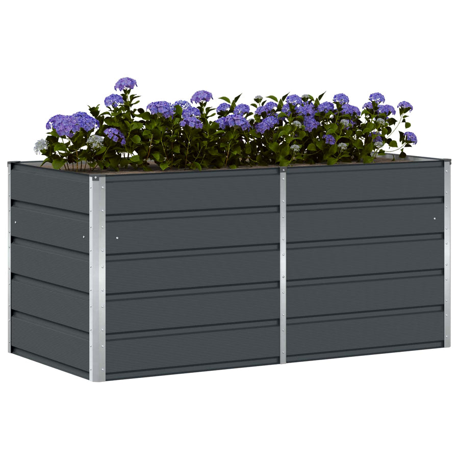 Plantenbak Antraciet 160 x 80 x 75 cm Staal