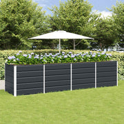 Plantenbak 240x80x75 cm staal antraciet