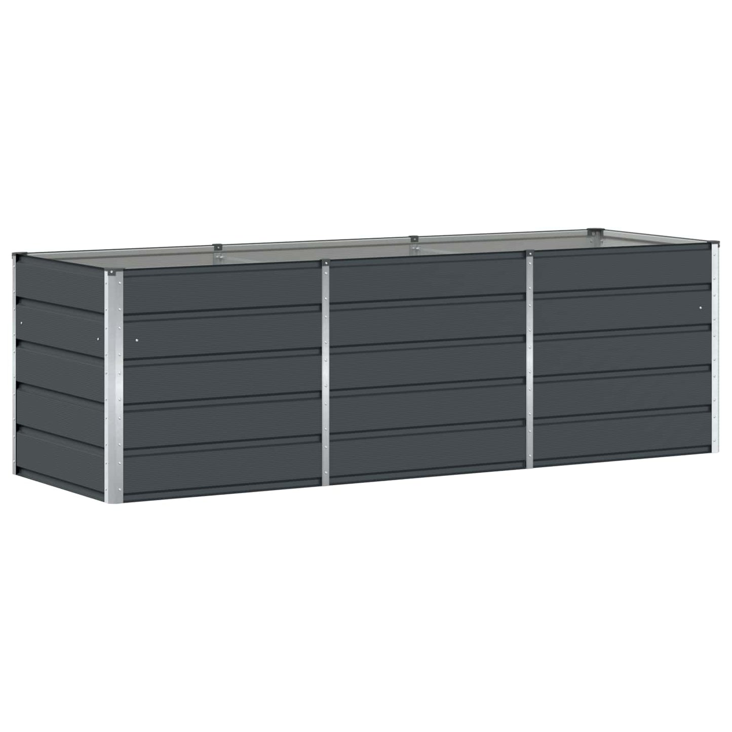 Plantenbak Antraciet 240 x 80 x 75 cm Staal