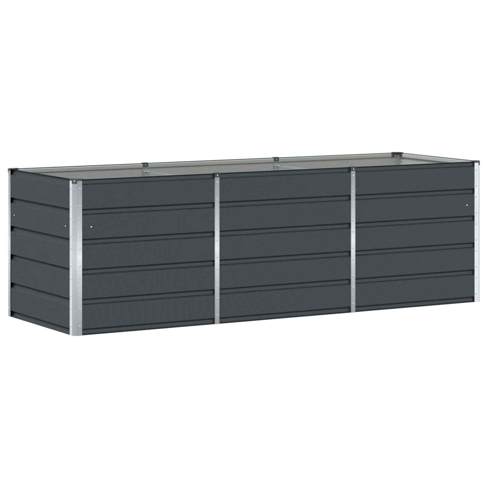 Plantenbak Antraciet 240 x 80 x 75 cm Staal