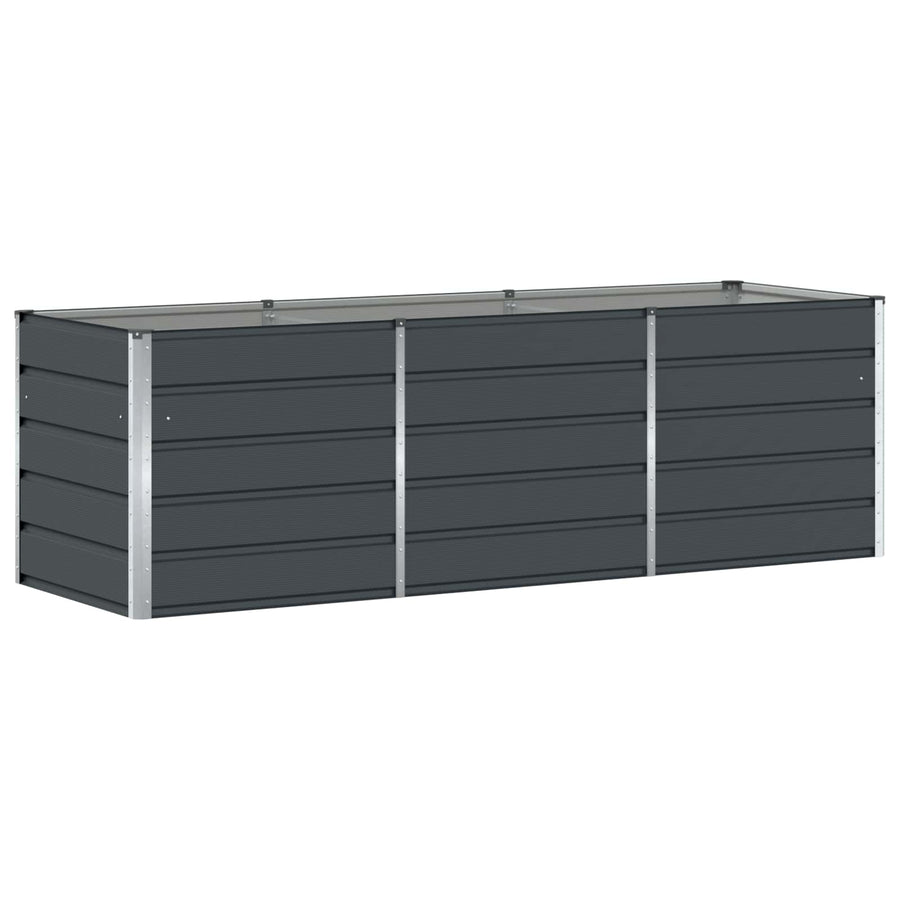 Plantenbak Antraciet 240 x 80 x 75 cm Staal