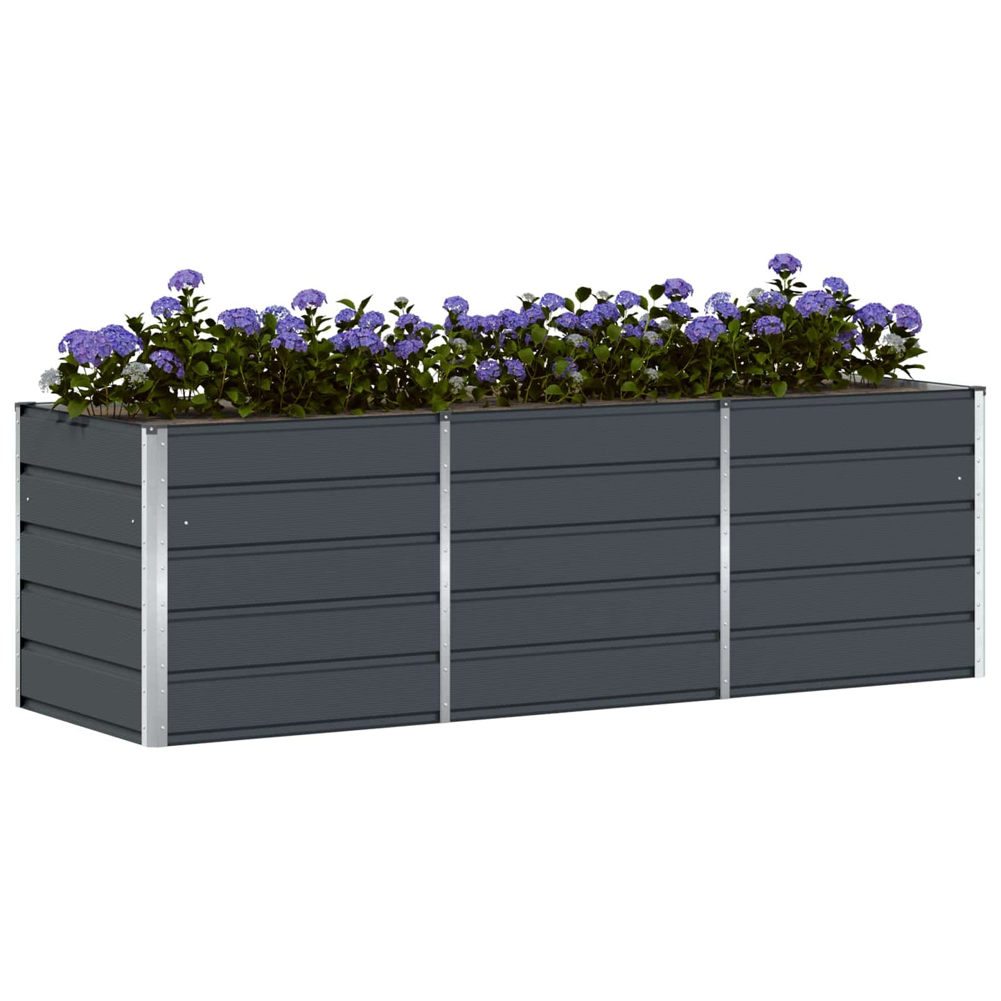 Plantenbak Antraciet 240 x 80 x 75 cm Staal