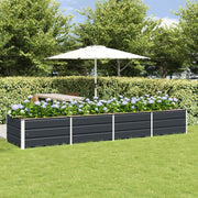 Plantenbak 320x80x45 cm staal antraciet