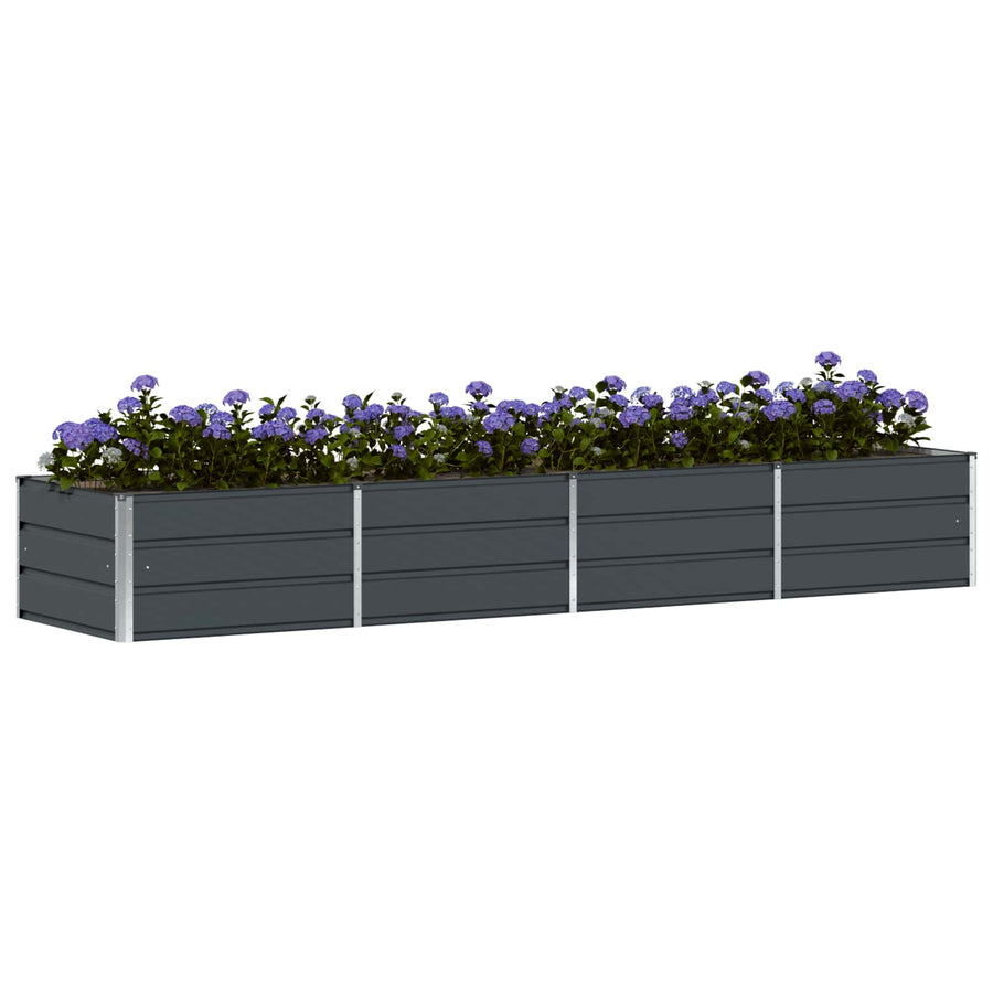 Plantenbak Antraciet 320 x 80 x 45 cm Staal