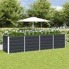 Plantenbak 320x80x75 cm staal antraciet