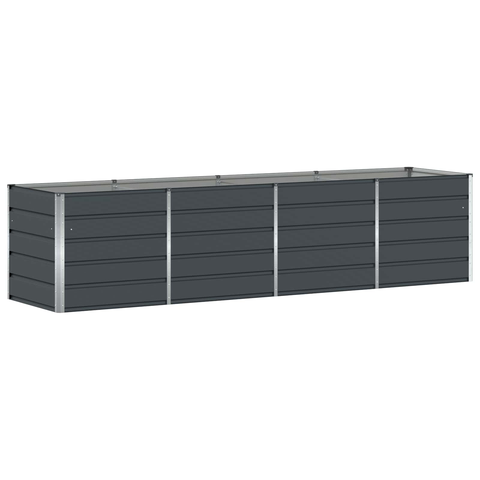 Plantenbak Antraciet 240 x 80 x 75 cm Staal