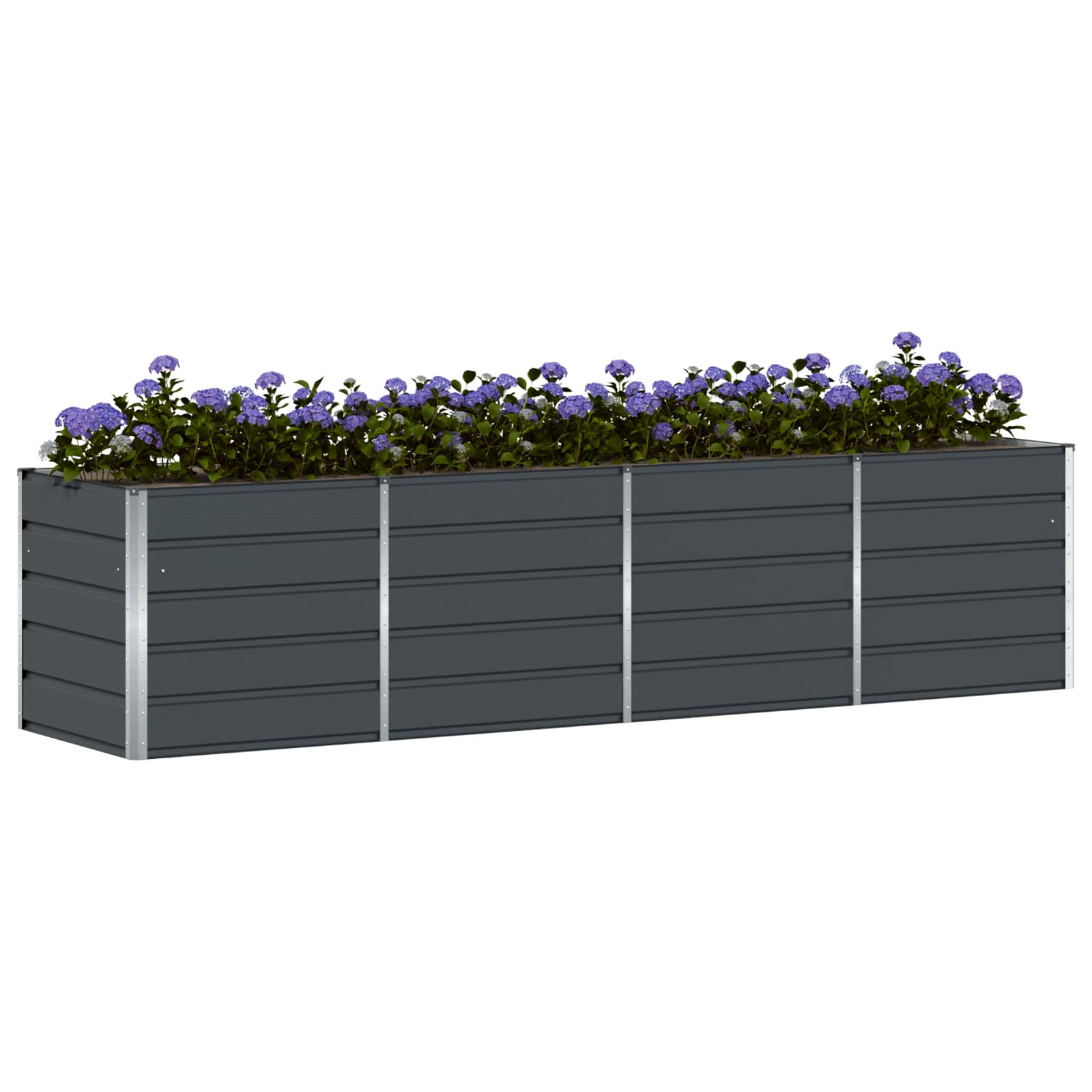 Plantenbak Antraciet 240 x 80 x 75 cm Staal