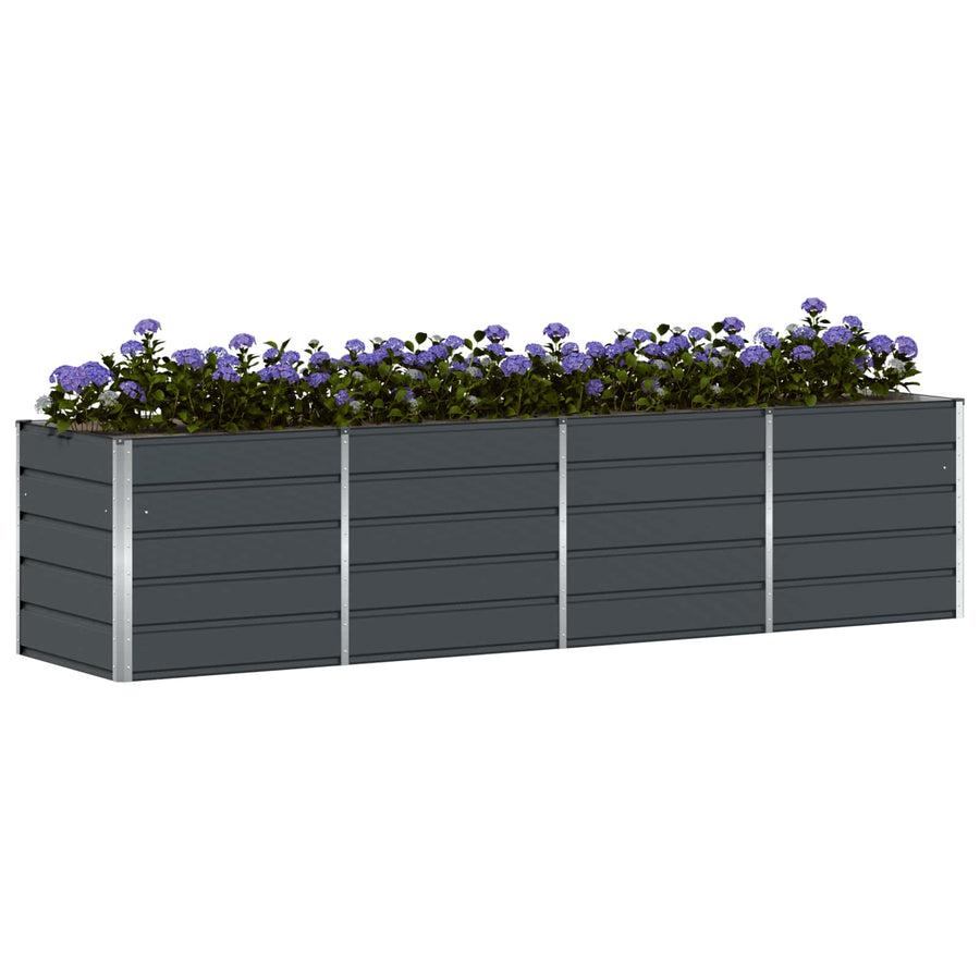 Plantenbak Antraciet 240 x 80 x 75 cm Staal