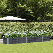 Plantenbak 400x80x45 cm staal antraciet