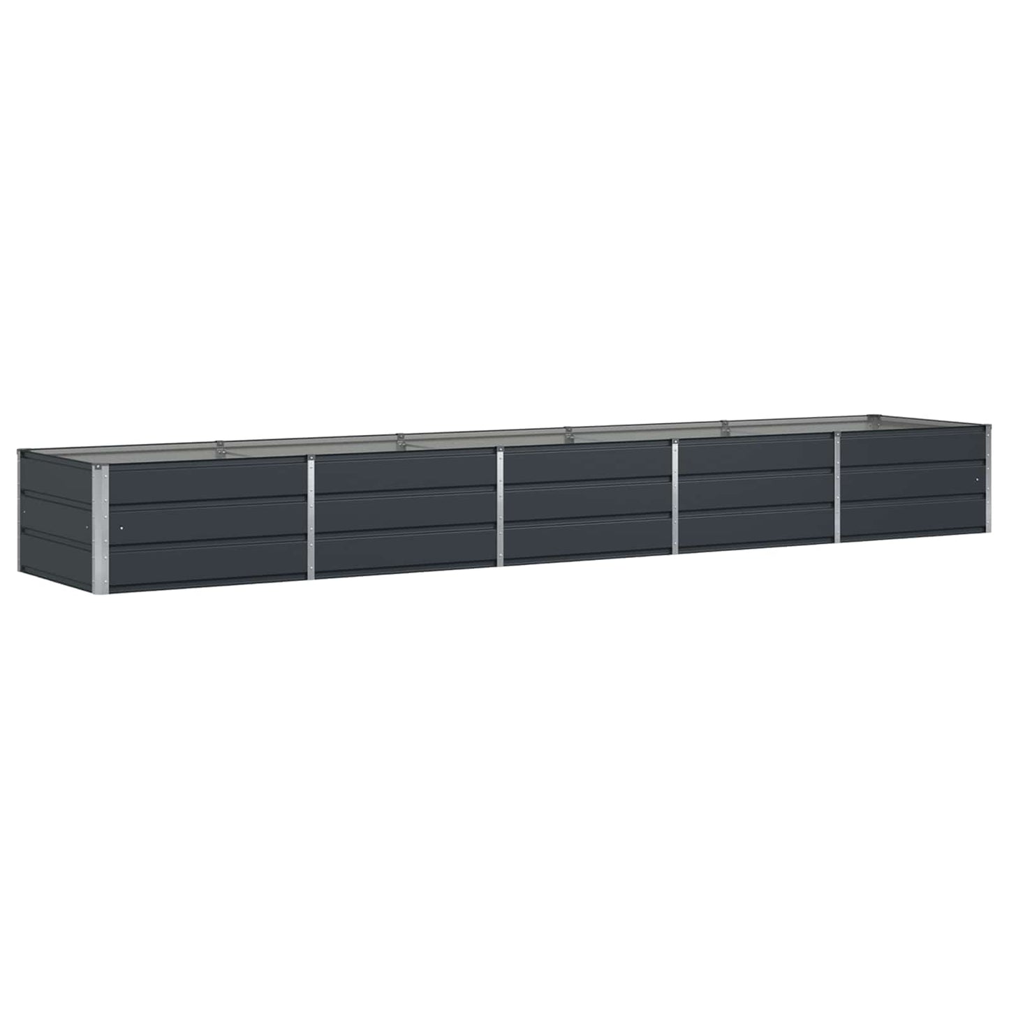 Plantenbak Antraciet 400 x 80 x 45 cm Staal