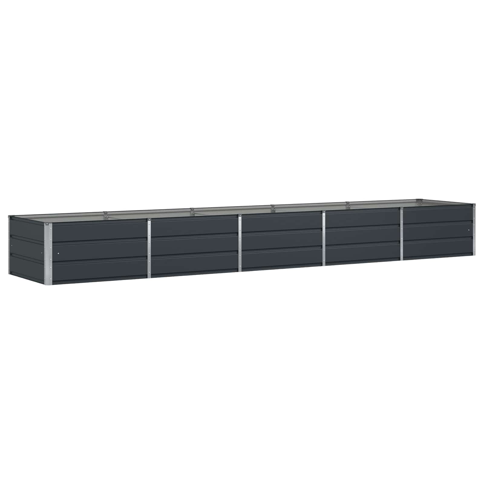 Plantenbak Antraciet 400 x 80 x 45 cm Staal