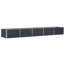 Plantenbak Antraciet 400 x 80 x 45 cm Staal