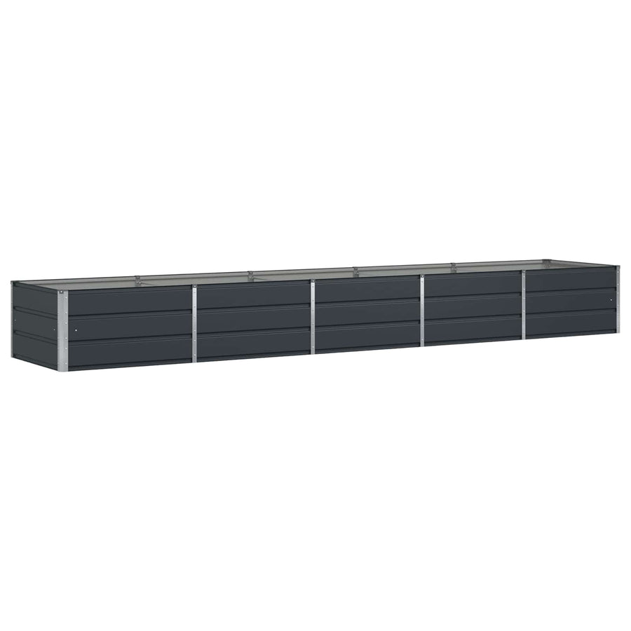 Plantenbak Antraciet 400 x 80 x 45 cm Staal