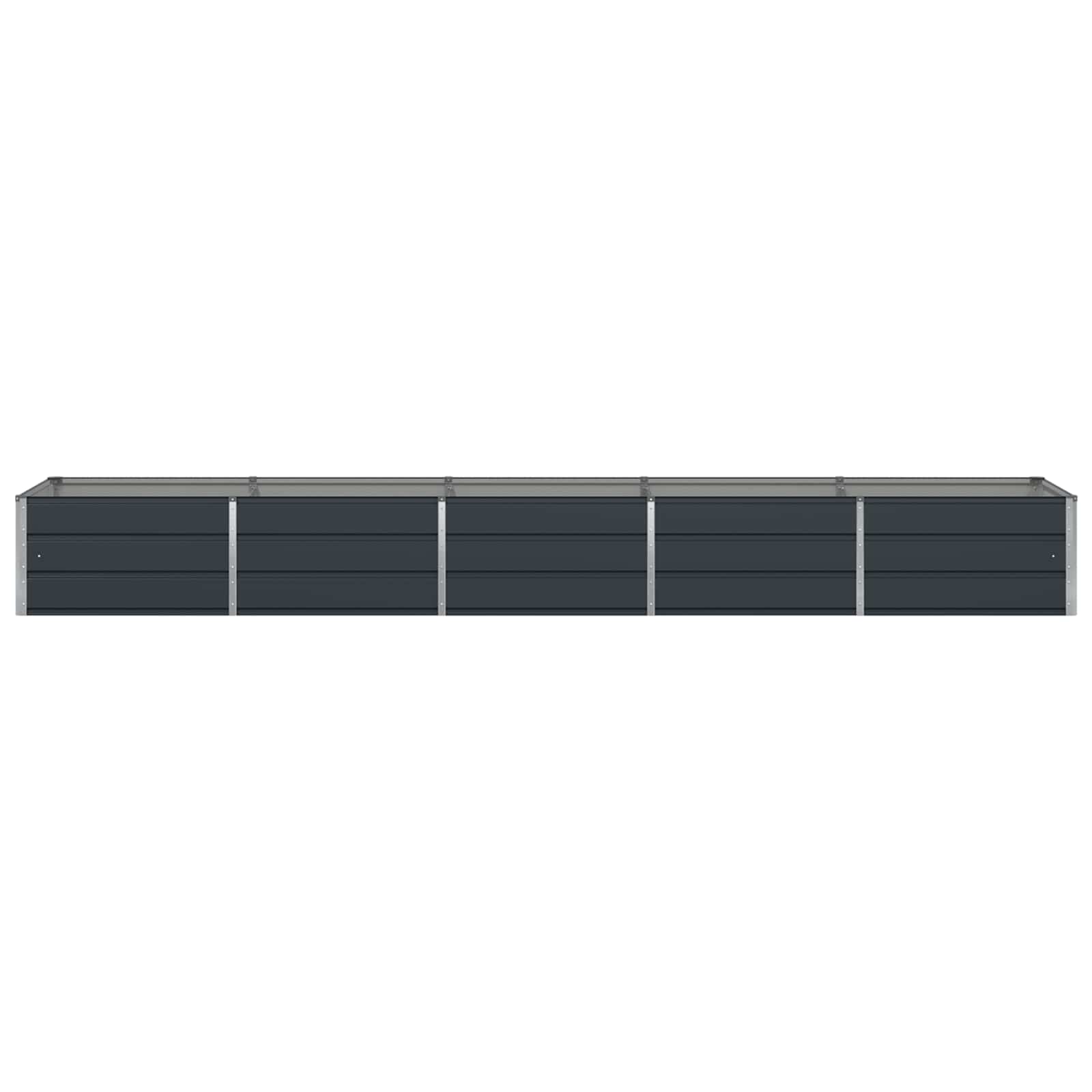 Plantenbak Antraciet 400 x 80 x 45 cm Staal