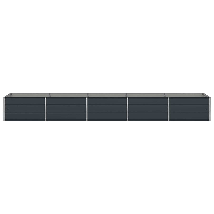 Plantenbak Antraciet 400 x 80 x 45 cm Staal