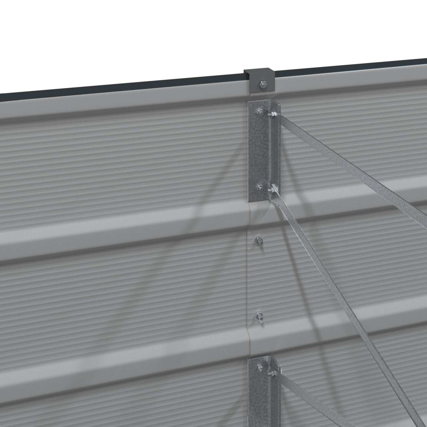Plantenbak Antraciet 480 x 80 x 45 cm Staal