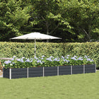 Plantenbak 480x80x45 cm staal antraciet